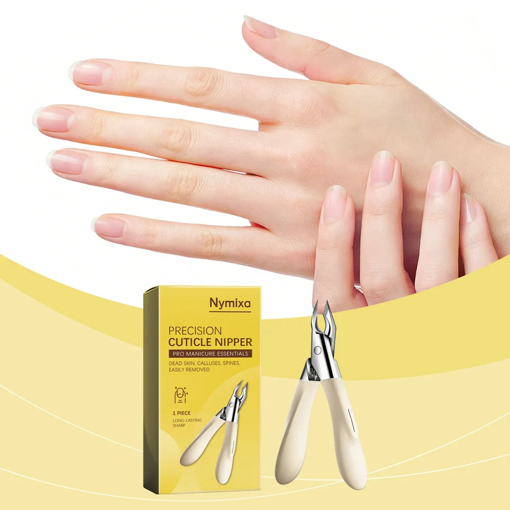 NYMIXA Precision Cuticle Nipper Carbon Steel Blade Nail Care Tool for Manicure Pedicure - 1 Piece - 4