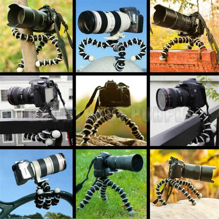 Octopus-like Tripod Stand Holder with 1/4 Screw and Clamp for Cameras and Smartphones, Size: M - 5