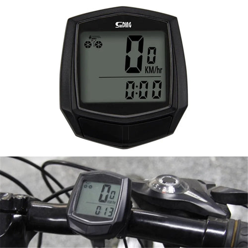 SUNDING SD-581 Bike Wired Stopwatch Bicycle Multi-function Computer Speedometer - 1