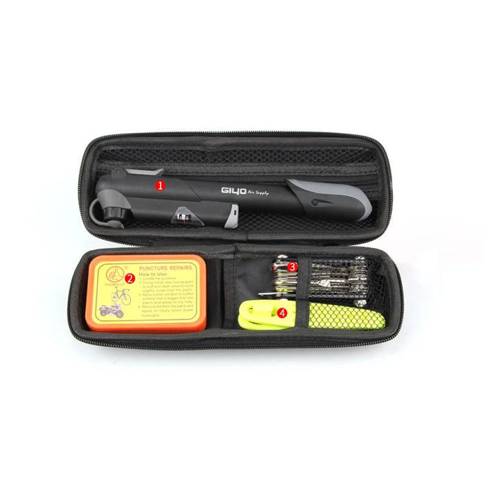 Portable Bicycle Tire Repair Tool Kits Bag Multifunction Cycling Bike Tools Set PT-09 Large - 3