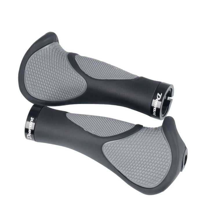 DEEMOUNT Ergonomic Bicycle Grips Handlebar Non-slip Rubber Hand Rest Shock Absorption Bar End - 2