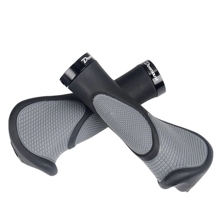 DEEMOUNT Ergonomic Bicycle Grips Handlebar Non-slip Rubber Hand Rest Shock Absorption Bar End - 3