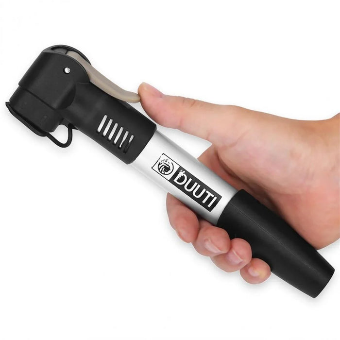 DUUTI Aluminum Alloy Portable Bicycle Tyre Air Pump with Mounting Bracket - 3