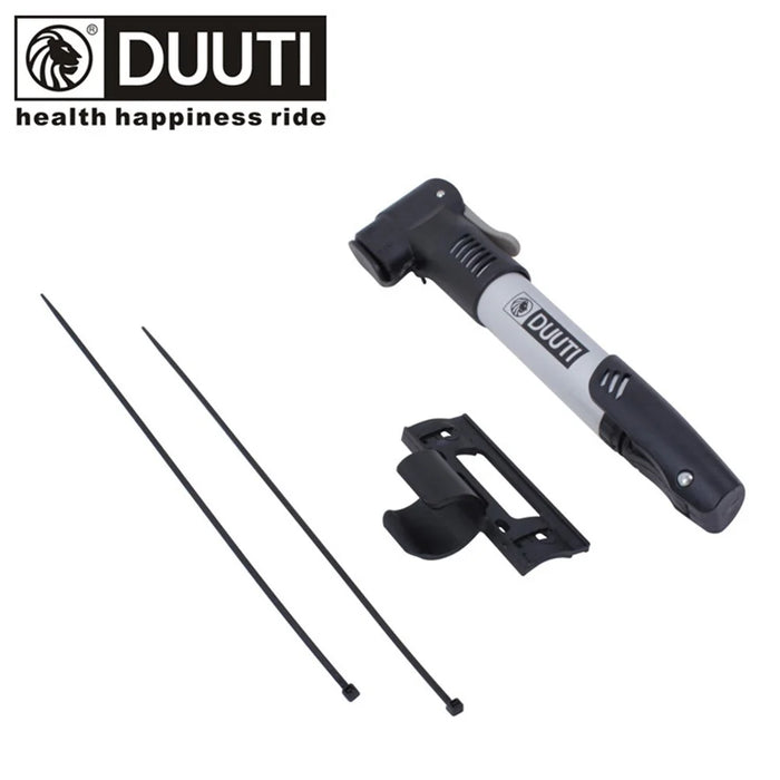 DUUTI Aluminum Alloy Portable Bicycle Tyre Air Pump with Mounting Bracket - 4