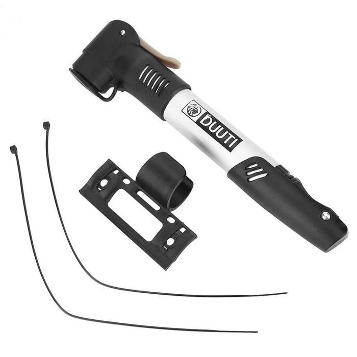 DUUTI Aluminum Alloy Portable Bicycle Tyre Air Pump with Mounting Bracket - 5