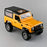 FY003A Crawler Truck Four-Wheel Off-Road 2.4G Climbing RC Car Toy - Orange - 2
