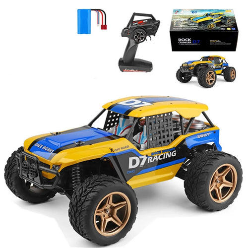 Eletrictic Car Toy Desert Buggy 124012-A Brush Motor 2.4G 1:12 RC Off-road Four-wheel Tractor - 1