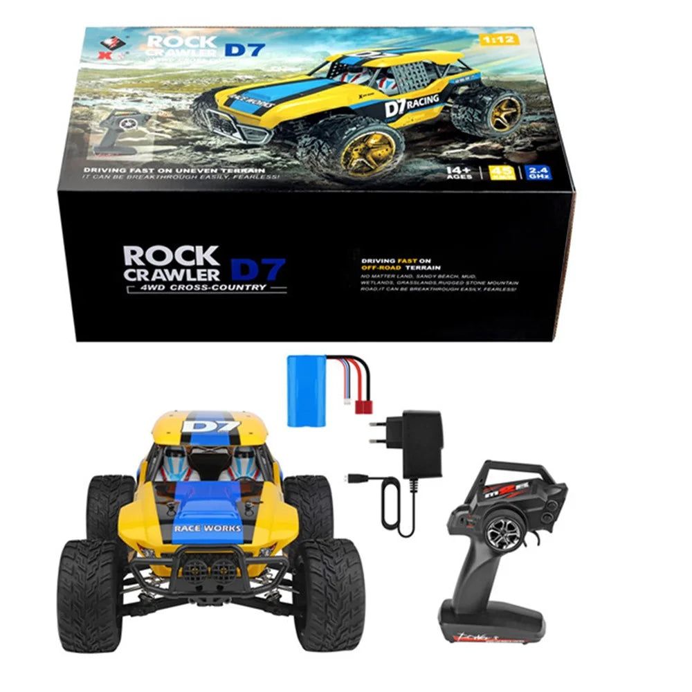 Eletrictic Car Toy Desert Buggy 124012-A Brush Motor 2.4G 1:12 RC Off-road Four-wheel Tractor - 5