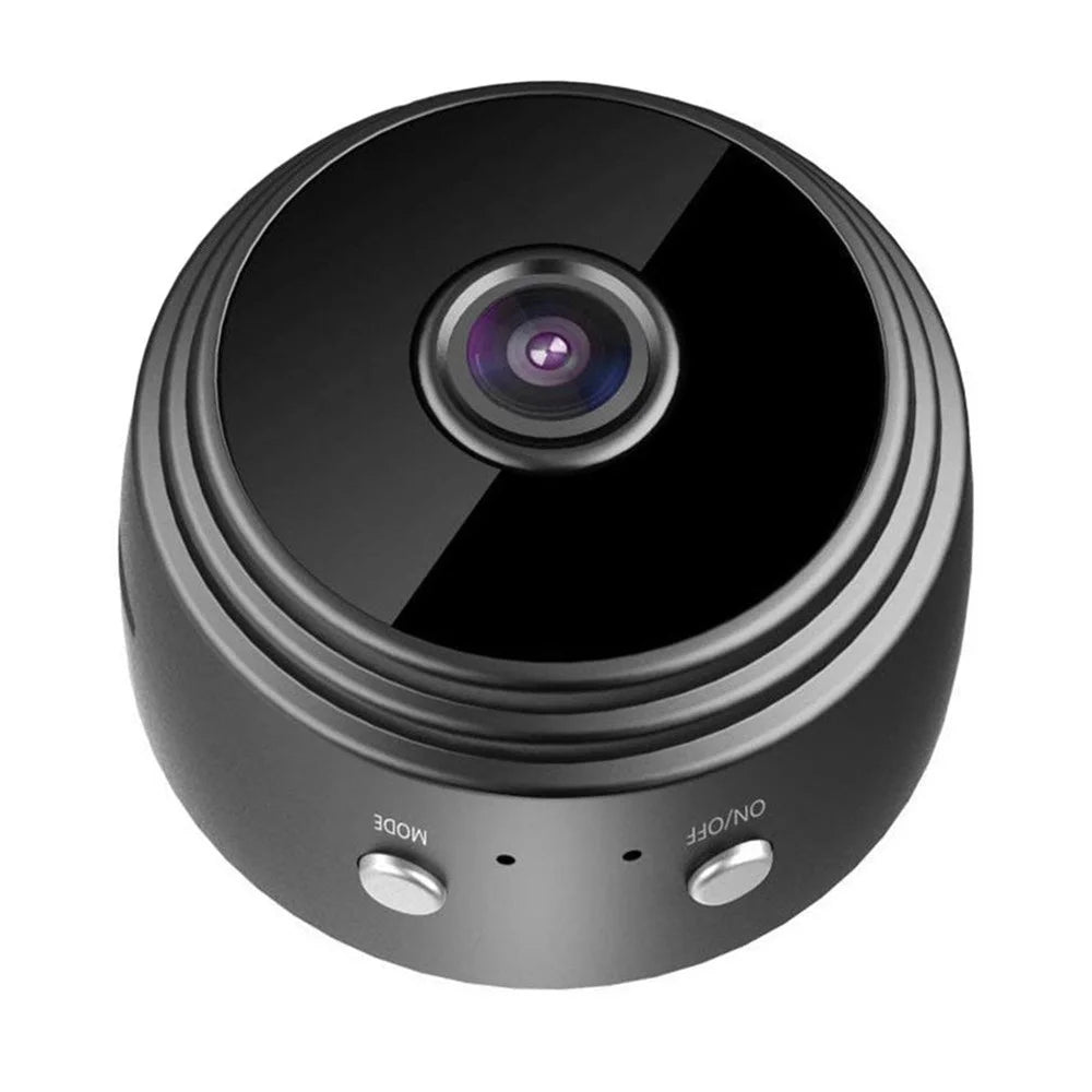 A9 1080P HD Mini Wireless IP Camera Home Security WiFi Camcorder Night Vision Motion Detection Loop Video Recorder - Black - 2
