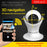 360 Eyes 2 Million HD 3D Navigation Network Home Wifi Smart Surveillance Camera (EC39-T11) - UK Plug - 1