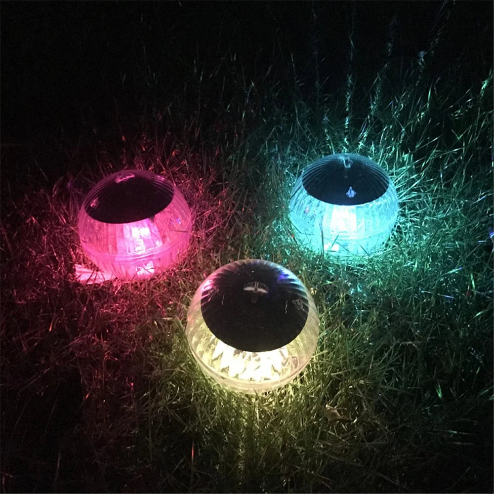 Color Changing Outdoor Waterproof Pond Hydro Garden Floating Ball Lamp LED Underwater Night Light - 1