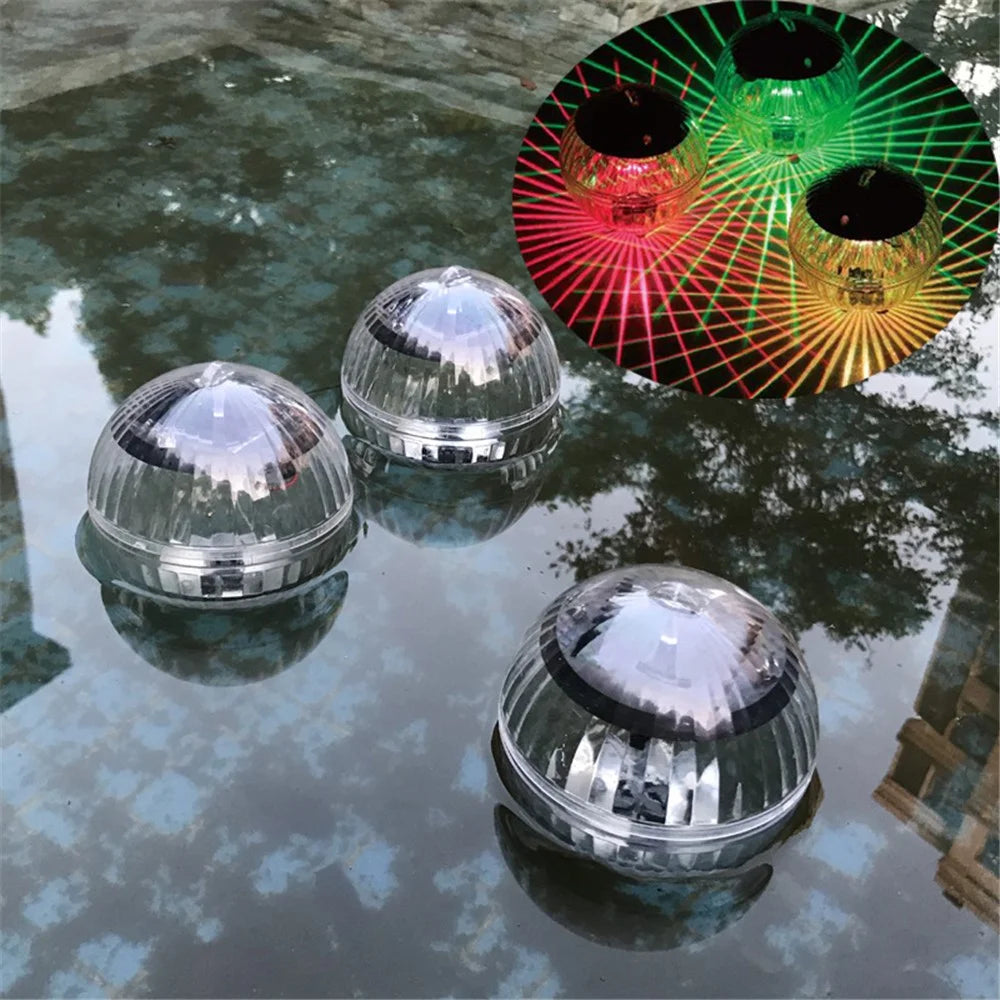 Color Changing Outdoor Waterproof Pond Hydro Garden Floating Ball Lamp LED Underwater Night Light - 3