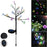 2Pcs Solar Cherry Flower 20-LED Light Outdoor Garden Yard Lawn Landscape Lamp - 1