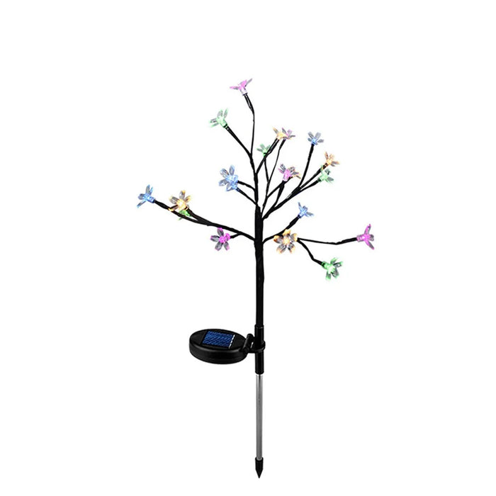 2Pcs Solar Cherry Flower 20-LED Light Outdoor Garden Yard Lawn Landscape Lamp - 7