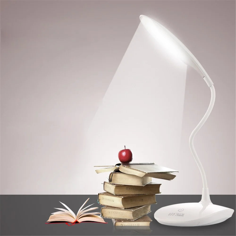 WS-601 360 Degree Adjustable Touch Switch Rechargeable Eye ProtectionSimple LED Table Lamp - 2