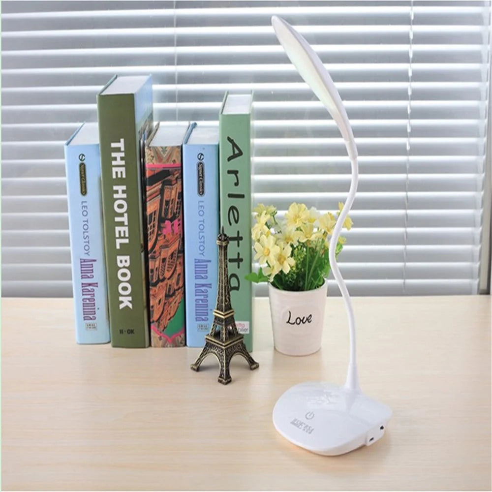 WS-601 360 Degree Adjustable Touch Switch Rechargeable Eye ProtectionSimple LED Table Lamp - 5