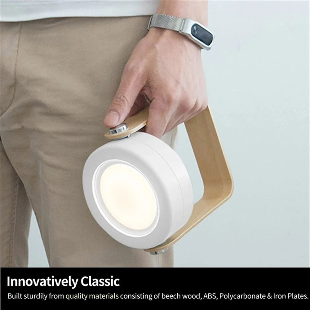 Creative LED Multifunction Camping Travel Lantern Portable Foldable LED Desk Lamp Dimmer Flashlight - White - 3