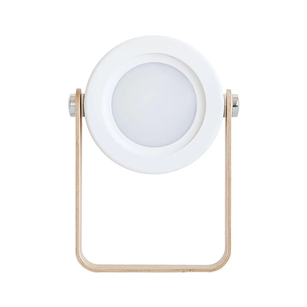 Creative LED Multifunction Camping Travel Lantern Portable Foldable LED Desk Lamp Dimmer Flashlight - White - 7