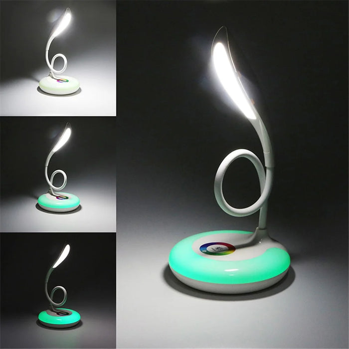 USB Charging Touch Dimmable Eye Protective Book Reading Table Lamp LED Desk Light - 2