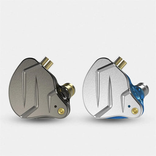 KZ-ZSN Pro In-Ear Bass Metal Music Sport Earphone without Microphone (With Microphone) - Grey - 2