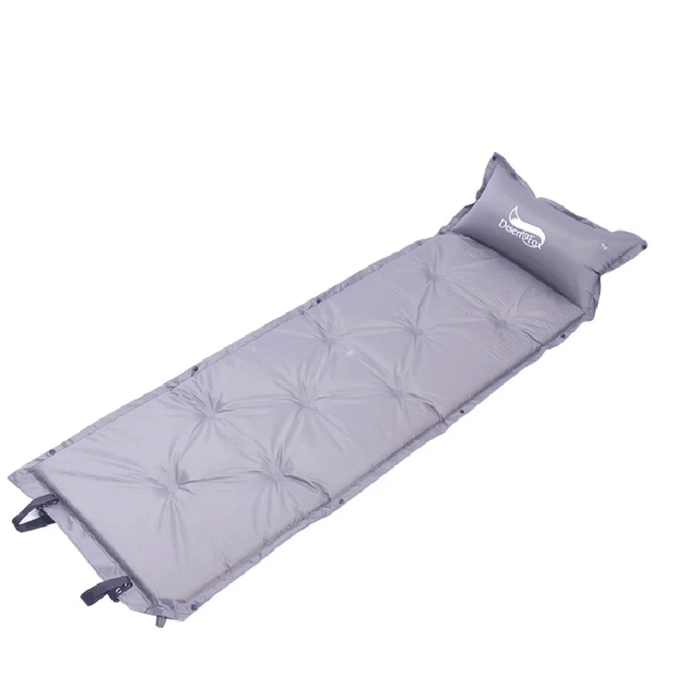 Outdoor Camping Mat Automatic Inflatable Cushion Travel  Moisture-proof Pad - Grey - 1