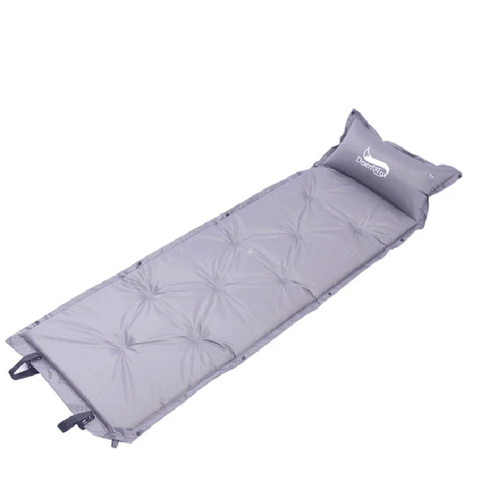 Outdoor Camping Mat Automatic Inflatable Cushion Travel  Moisture-proof Pad - Grey - 1
