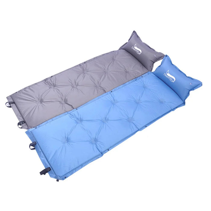 Outdoor Camping Mat Automatic Inflatable Cushion Travel  Moisture-proof Pad - Grey - 2