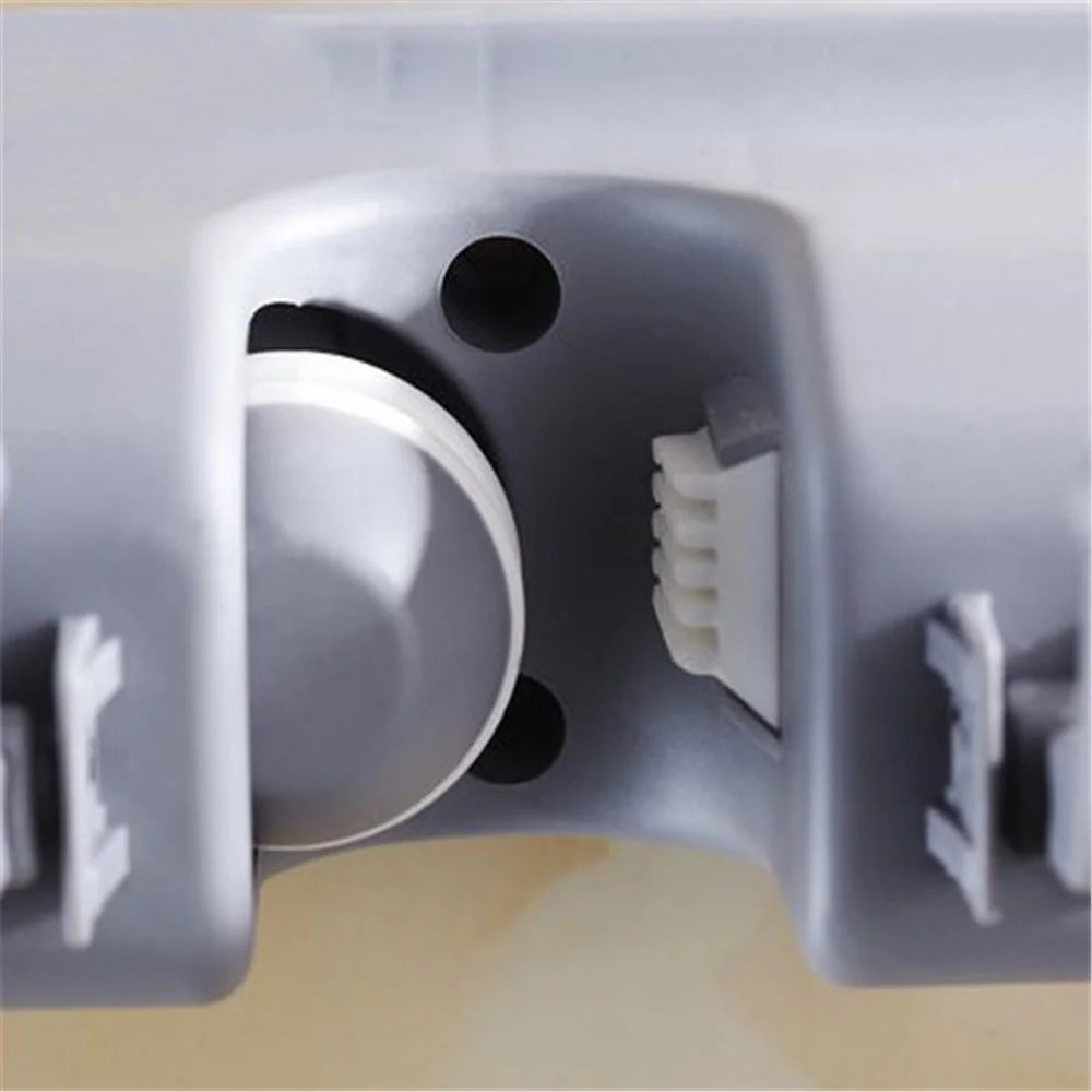 Wall Mounted Mop Broom Holder Storage with 4 Positions and 5 Hooks - 3