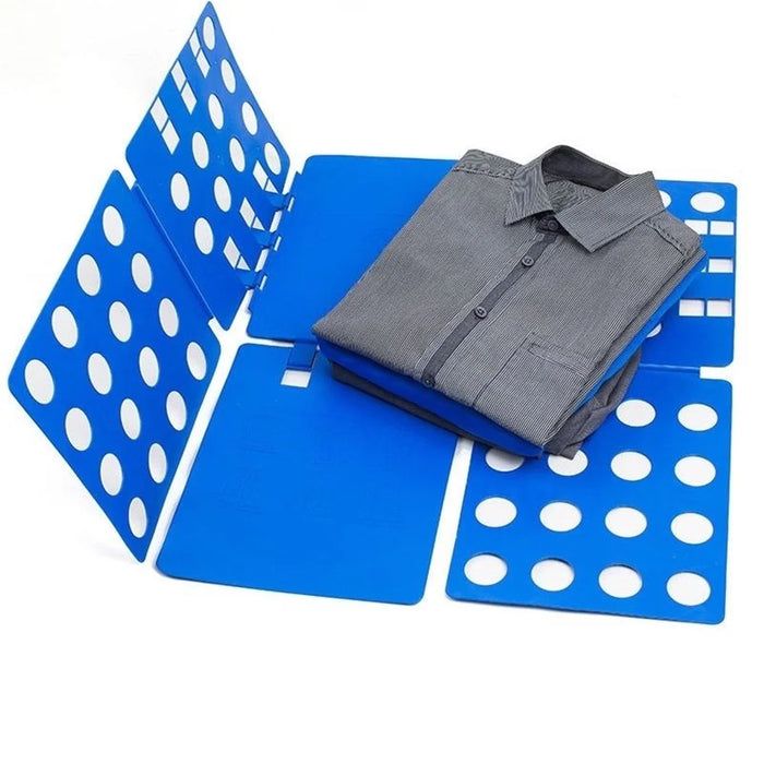 Large Adult T-Shirts Folding Board Fast Clothes Folder Board Organizer - Blue - 1