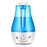 3L Double Nozzle Ultrasonic Air Humidifier Mist Diffuser with LED Night Light - EU Plug - 2