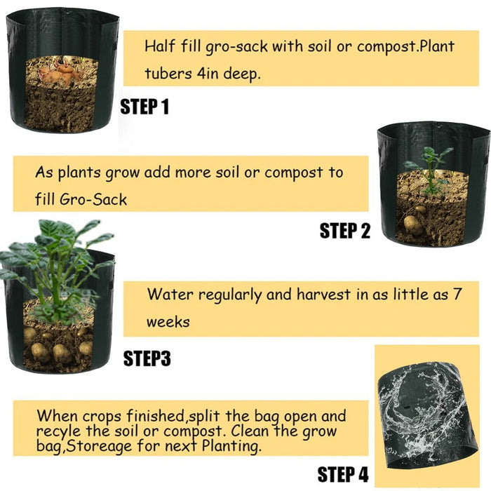 Portable Durable Planting Container Bag - 4