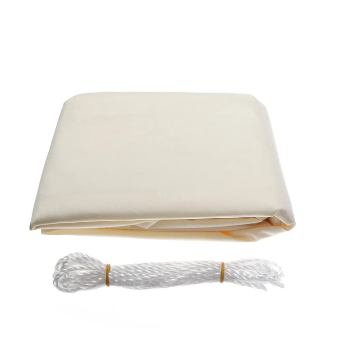 Breathable Sun Shade Sail UV Protection Triangle Sail, Size: 3.6 x 3.6 x 3.6m - Milky White - 3