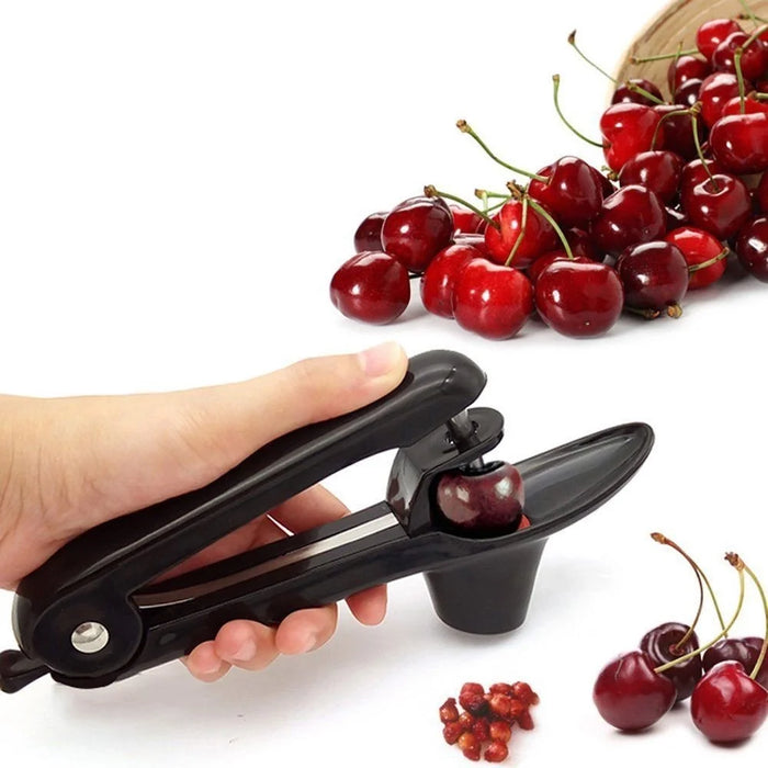 Cherry Pitter and Olive Core Remover Tool - Black - 1