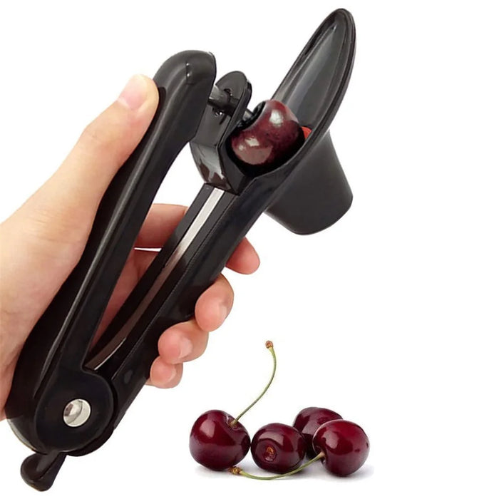 Cherry Pitter and Olive Core Remover Tool - Black - 2