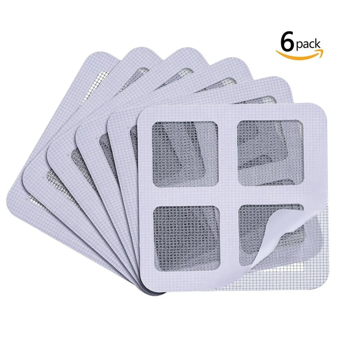 6PCS Window and Door Screen Repair Patch Adhesive Repair Kit - 1