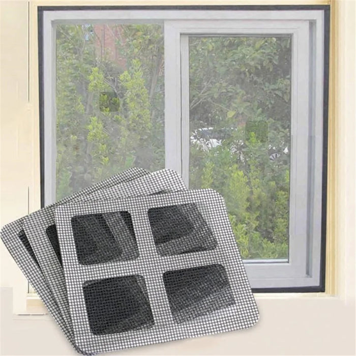 6PCS Window and Door Screen Repair Patch Adhesive Repair Kit - 4