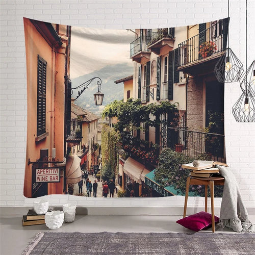 Graceful Nordic Natural Scenery Blanket Wall Hanging Curtain, Size: 200x150cm - GT-000540 - 1