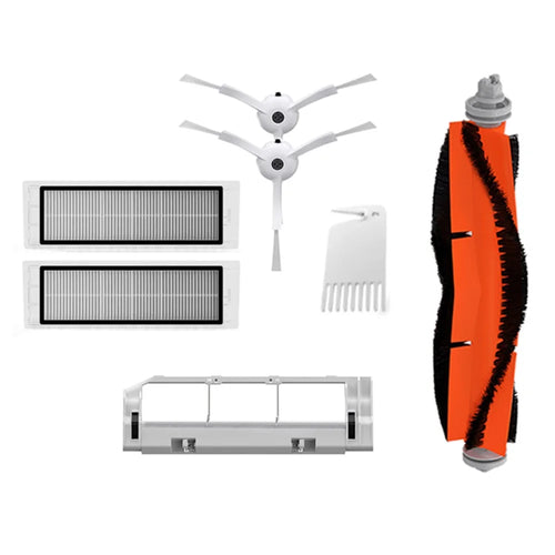 M008 2xM004 Side Brushes+2xM001 Filters+M007 Main Brush Cover+M002 Main Brush with Cleaning Comb Accessories Kit for Xiaomi Mijia Xiaowa Roborock Vacuum Cleaner - 1
