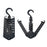 Folding Magic Hanger Space Saving Multi Hook Organizer Clothes Wardrobe Hanging - Black - 6