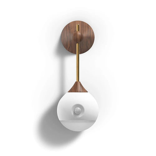 SOTHING LED Sensor Light Creative Lamp Induction Night Light - White / Walnut - 1
