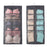Dual-sided Hanging Closet Organizer for Underwear Sock Toiletries Bra 15 Mesh Pockets - Grey - 1