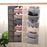 Dual-sided Hanging Closet Organizer for Underwear Sock Toiletries Bra 15 Mesh Pockets - Grey - 2