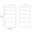 Dual-sided Hanging Closet Organizer for Underwear Sock Toiletries Bra 15 Mesh Pockets - Grey - 5