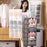 Dual-sided Hanging Closet Organizer for Underwear Sock Toiletries Bra 30 Mesh Pockets - Grey - 4