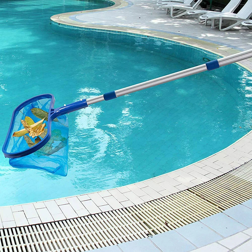 Swimming Pool Special Cleaning Tool Extra Deep Fine Net Leaf Rake - 2