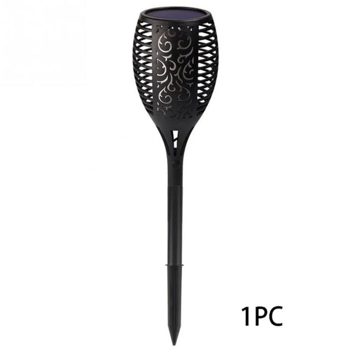 LED Solar Light Waterproof Flickering Flame Torch Light Garden Lamp Outdoor - 51 LED - 2