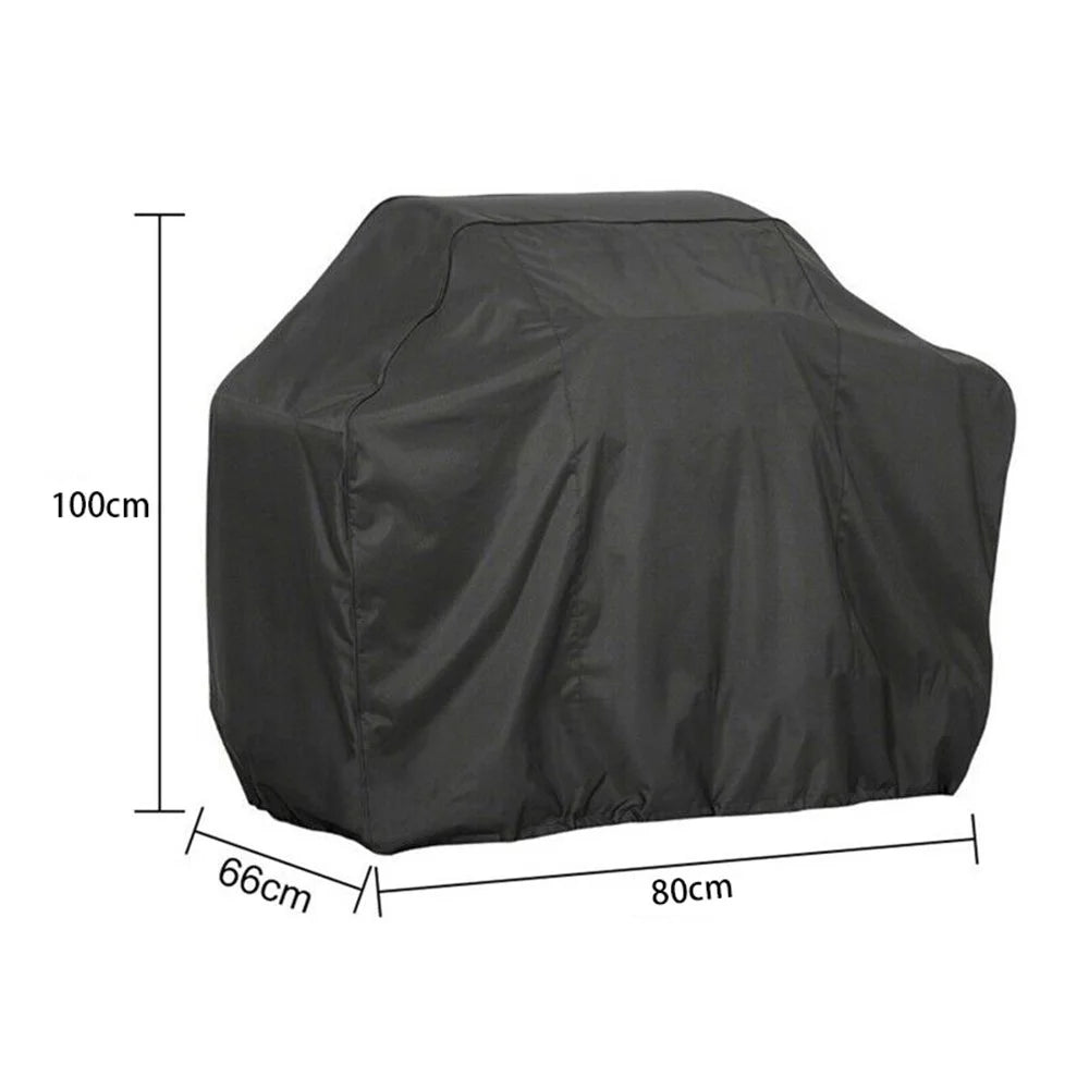 Waterproof BBQ Cover Outdoor Dustproof 210D Oxford Cloth Barbecue Grill Stove Protective Cover - Size S: 100x80x66cm - 3