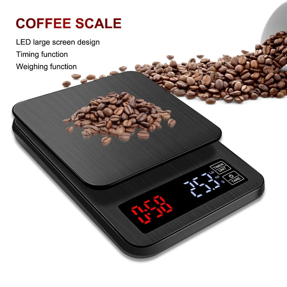 Digital Mini Scale 10kg / 1g Pocket Electric Weight Grams with LCD Backlit Display - 2