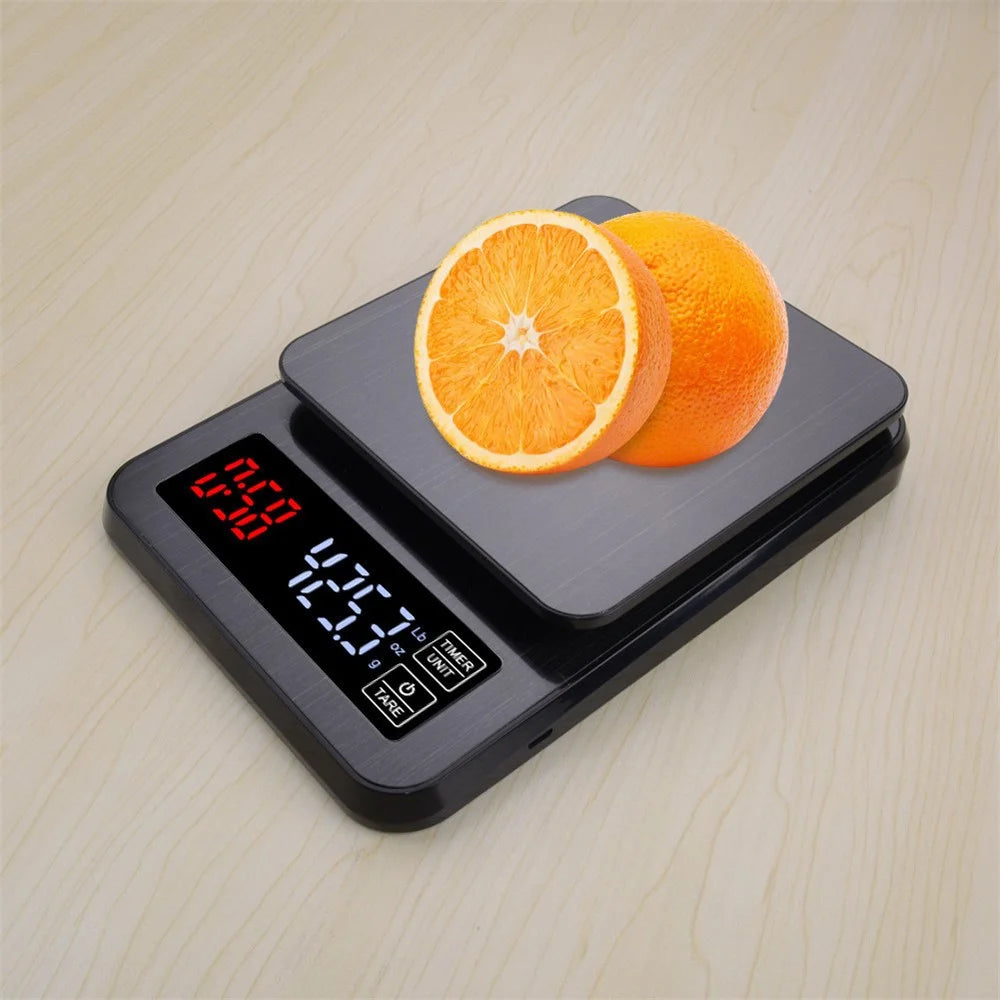 Digital Mini Scale 10kg / 1g Pocket Electric Weight Grams with LCD Backlit Display - 5