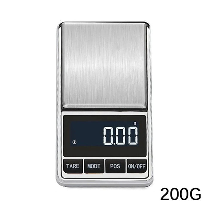 Digital Mini Scale 200g 0.01g Pocket Electric Weight Grams with LCD Backlit Display, Tare Function - 200g/0.01g - 1